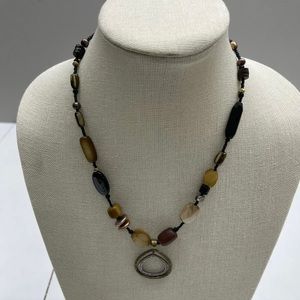 Silpada N1787 Sterling Silver Brass Shell Horn Pearl Necklace